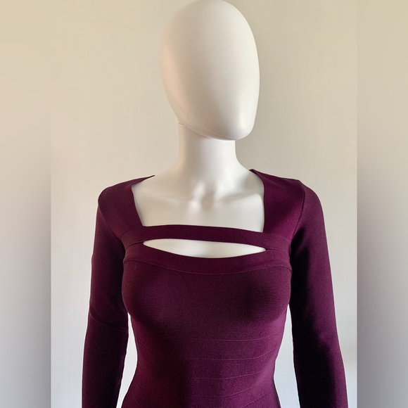 NWOT Marciano Kamille Bandage Dress in Sugar Plum Jewel - Picture 2 of 7